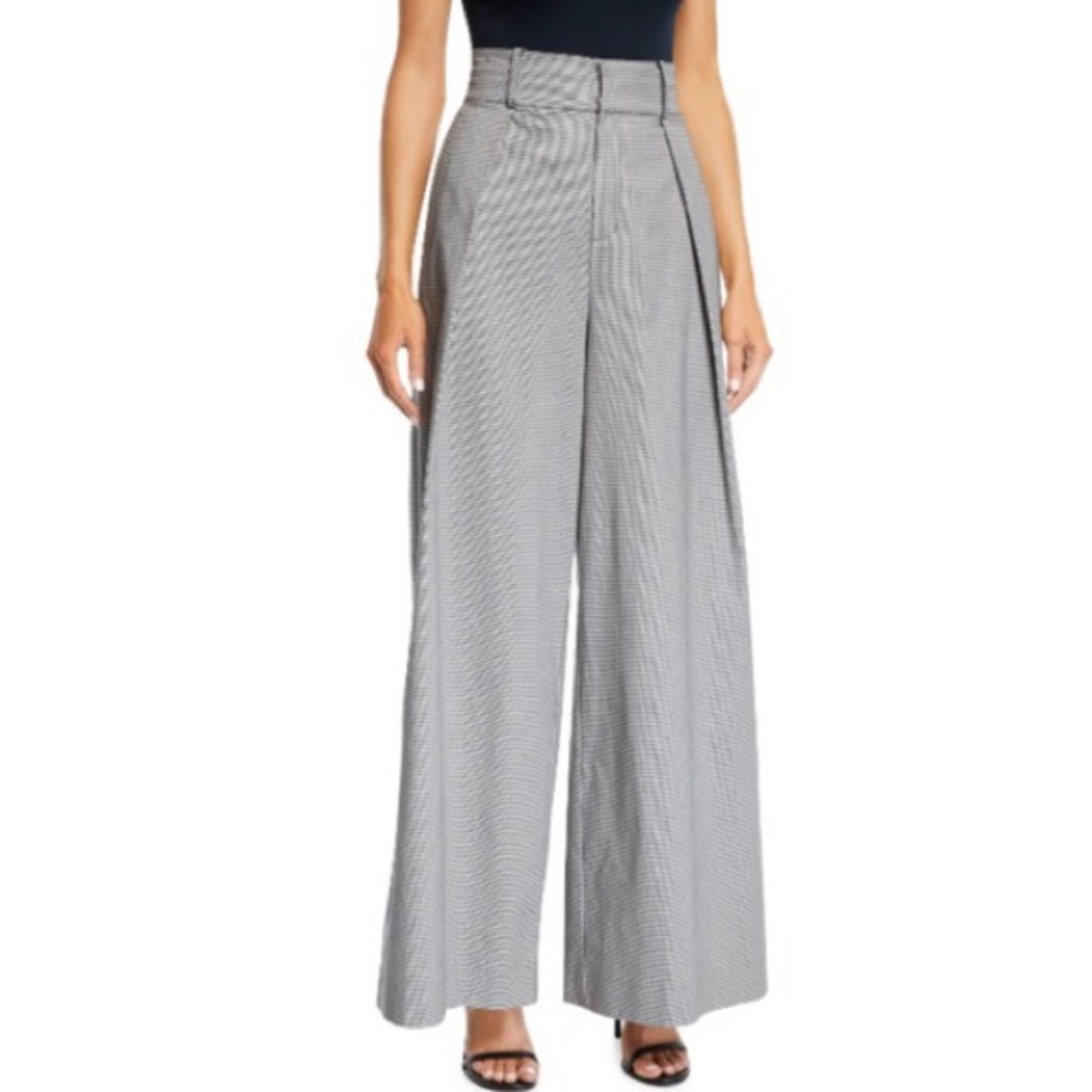 Opening Ceremony Houndstooth Wide Leg Trousers